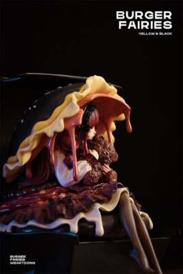 WE ART DOING Burger Fairies Black Deluxe Edition Figure New body