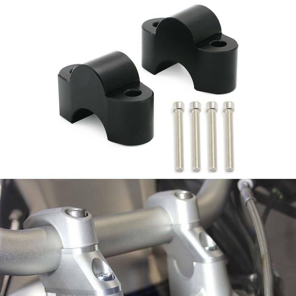 Handlebar Risers Bars Aluminum Fit for Kawasaki Z900 Z900RS 17 2019