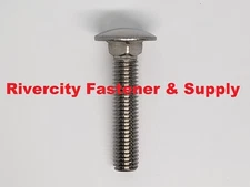 M10-1.5x50 Stainless Carriage Bolts M10x1.5 x 50 Screws 10mm x 1.5 x 50mm