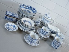 Zwiebelmuster Porzellan Blau verschiedene Hersteller verschiedene Teile Vintage
