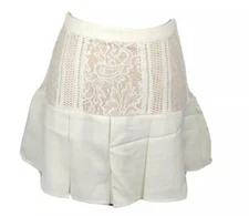 Endless Rose Eyelet Pleated Mini Skirt Womens Size Small New Without Tags WS3