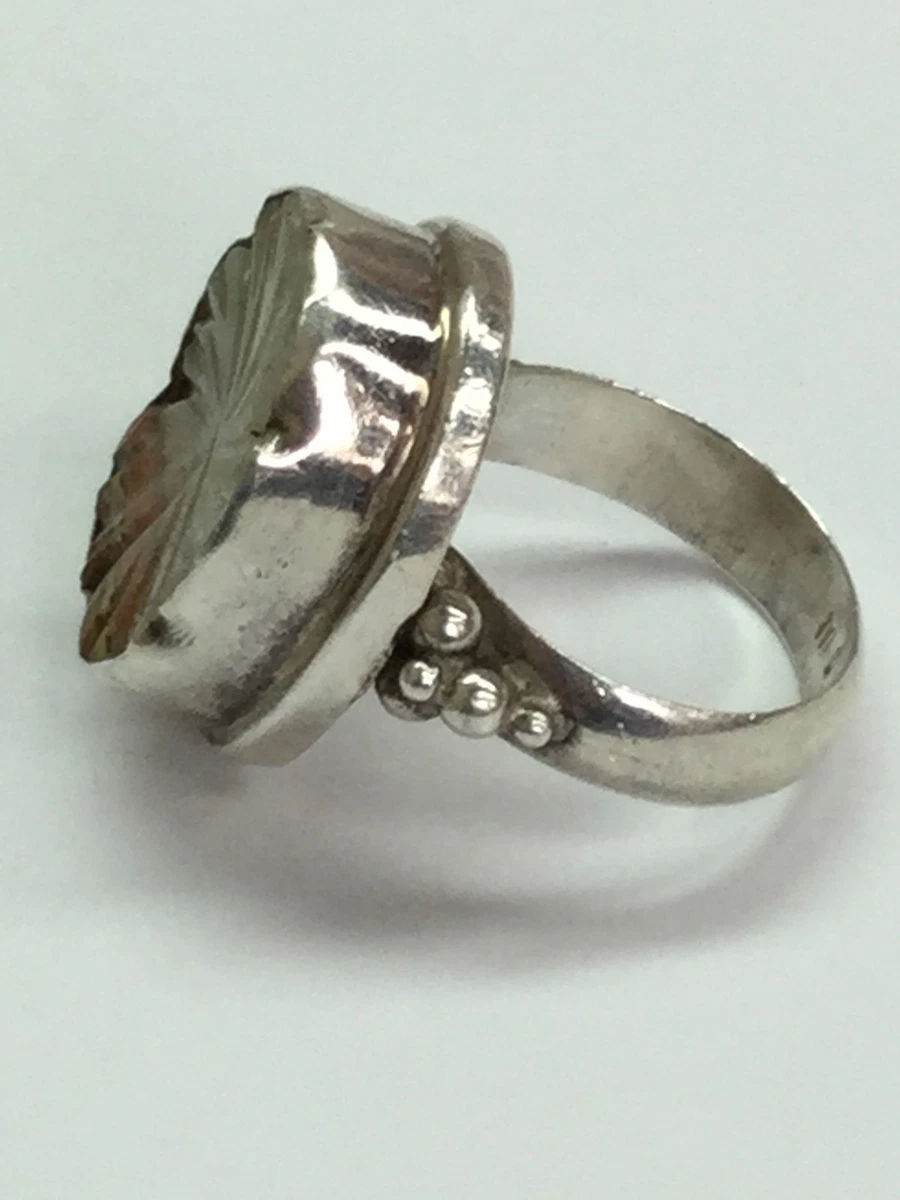Signed M D 925 Sterling Silver Ring With Quartz Stone Size 8 eBay