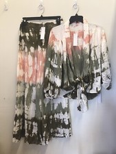 Young Fabulous Broke Carmen Top Aiko Pant in Willow Geode Wash Size XS or S