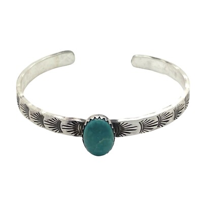 Details about Navajo Turquoise Row Bracelet Darren Livingston Sterling Silver Cuff sz6.25 Details about Navajo Turquoise Row Bracelet Darren Livingston Sterling Silver Cuff sz6.25