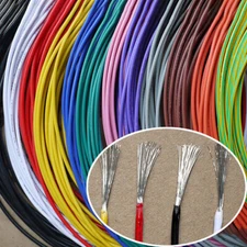 UL1015 Flexible Electronic Wire 8AWG~ 24 AWG Stranded Cable Tinned Copper Colors