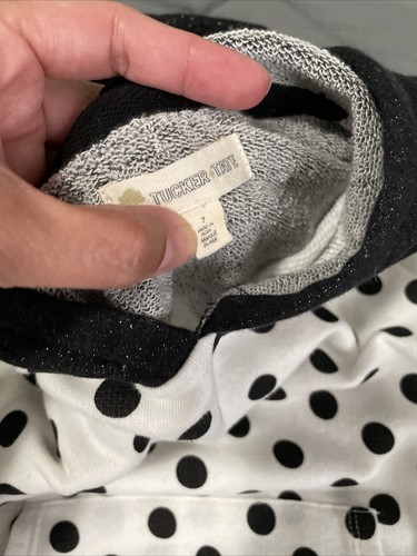 lot girls hoodie small 6-7 polka dot and stripes Mango Kids Tucker And Tate - Picture 5 of 8