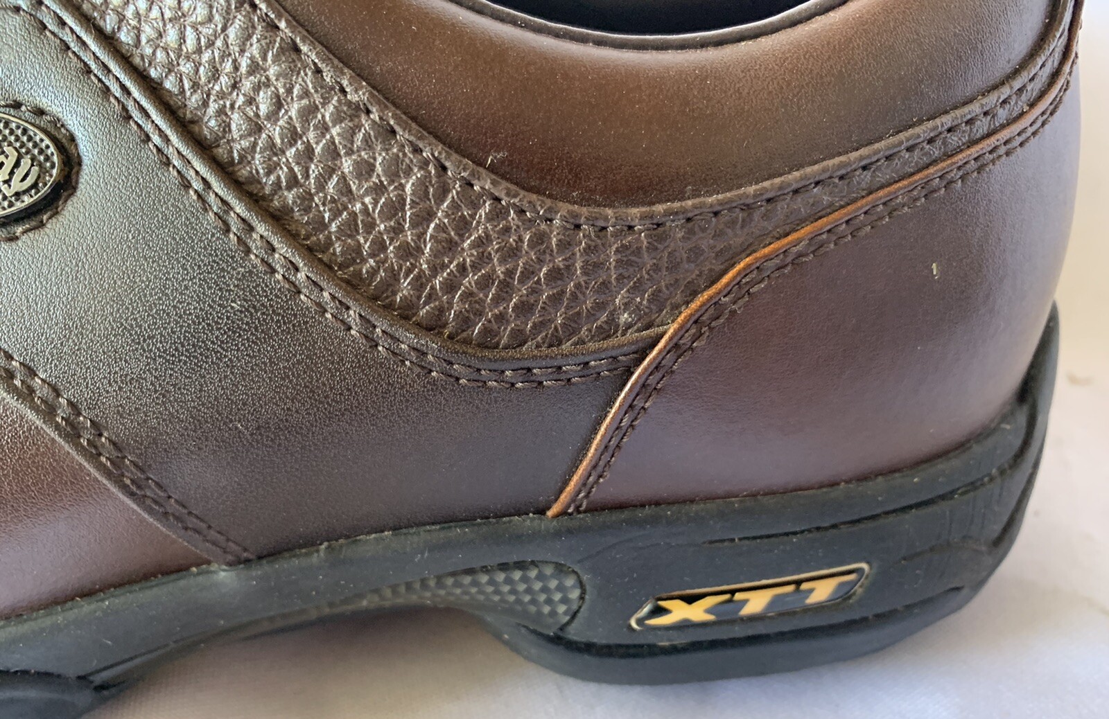 Callaway Golf Mens XTT M14210 Brown Leather Golf Shoes Size 10, Worn