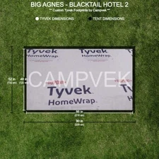Tyvek Footprint for the Big Agnes Blacktail Hotel 2 Tent