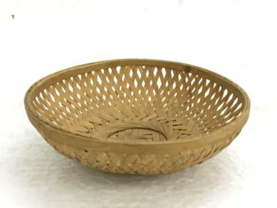 OLD VINTAGE TRIBAL INDIAN RARE HANDMADE BAMBOO WOOD FRUIT / VEGETABLE  BASKET | eBay.de