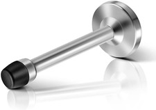 Door Stopper, Door Stop 5 Inch Stainless Steel Brushed Satin Nickel Doorstops...