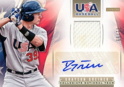 13 Usa Baseball Collegiate National Team Jersey Sigs 12 Grayson Greiner 99 Ebay