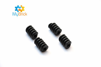 Genuine LegoⓇ 4x Black Technic Worm Screw 4716 Free Postage