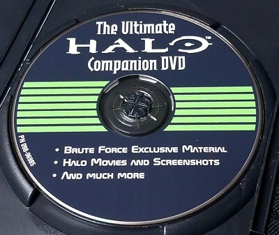 The Ultimate Halo Companion DVD Disc Only (Microsoft Xbox, 2003) Brute Force