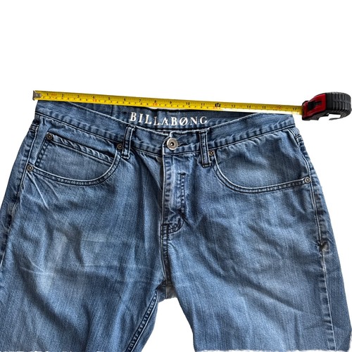 Billabong Mens 34x30 Alder Narrow Straight Leg Denim Jeans Low Rise Retro Y2k - Picture 2 of 10