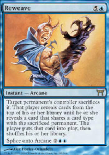 REWEAVE X4 4 4X Champions of Kamigawa MTG Magic the Gathering