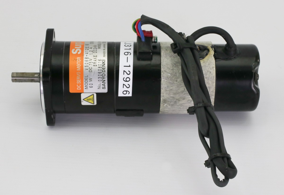 Sanyo Denki DC Servo Motor Super V V506b-412e16 for sale Sanyo Denki DC Servo Motor Super V V506b-412e16 for sale