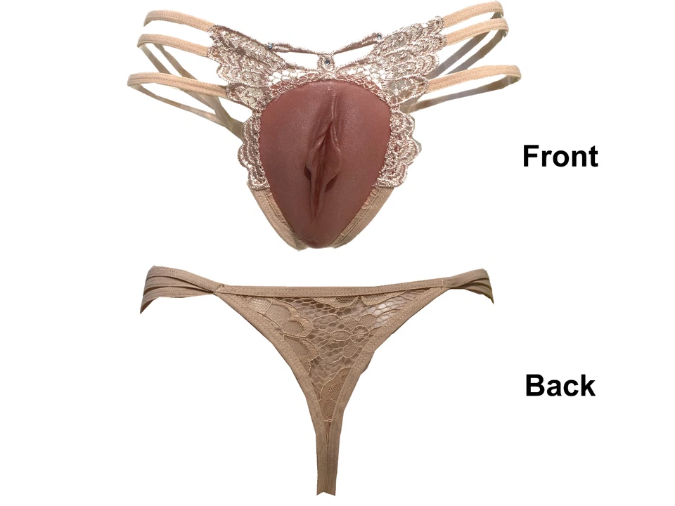 BIMEI Silicone Camel Toe Brief Hiding Gaff Panty for Transgender Drag Queens - Image 2 of 4