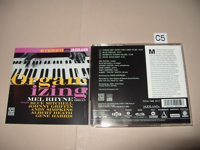 Melvin Rhyne  Organ-izing cd (2001) Ex + Condition