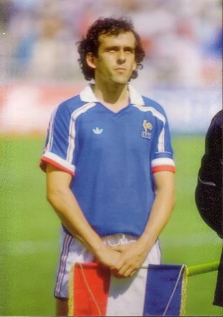 Collection Platini Carte Postale 1982 EQUIPE DE FRANCE Platini Rocheteau Lacombe Tigana Carte