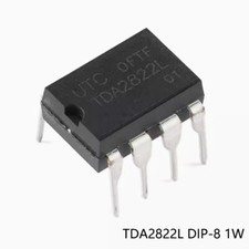 1/5/10/20/50PCS Direct Plug TDA2822L DIP-8 1W Dual Audio Amplifier IC Chip New