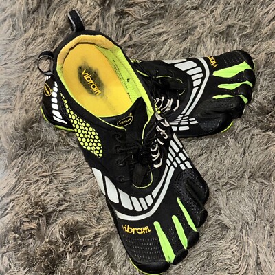Vibram Fivefingers Komodo Barefoot Shoes Sport Training Black Green Men Size 41