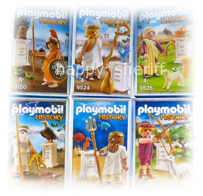 Playmobil All6 Ancient Greek Gods 9149 9150 9523 9524 9525 9526 Exclusive NO Box