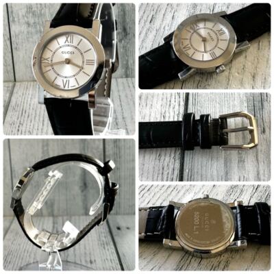 Gucci 5200L1 Analog Quartz Women Rare 5200L.1 Ladies' Watch Silver
