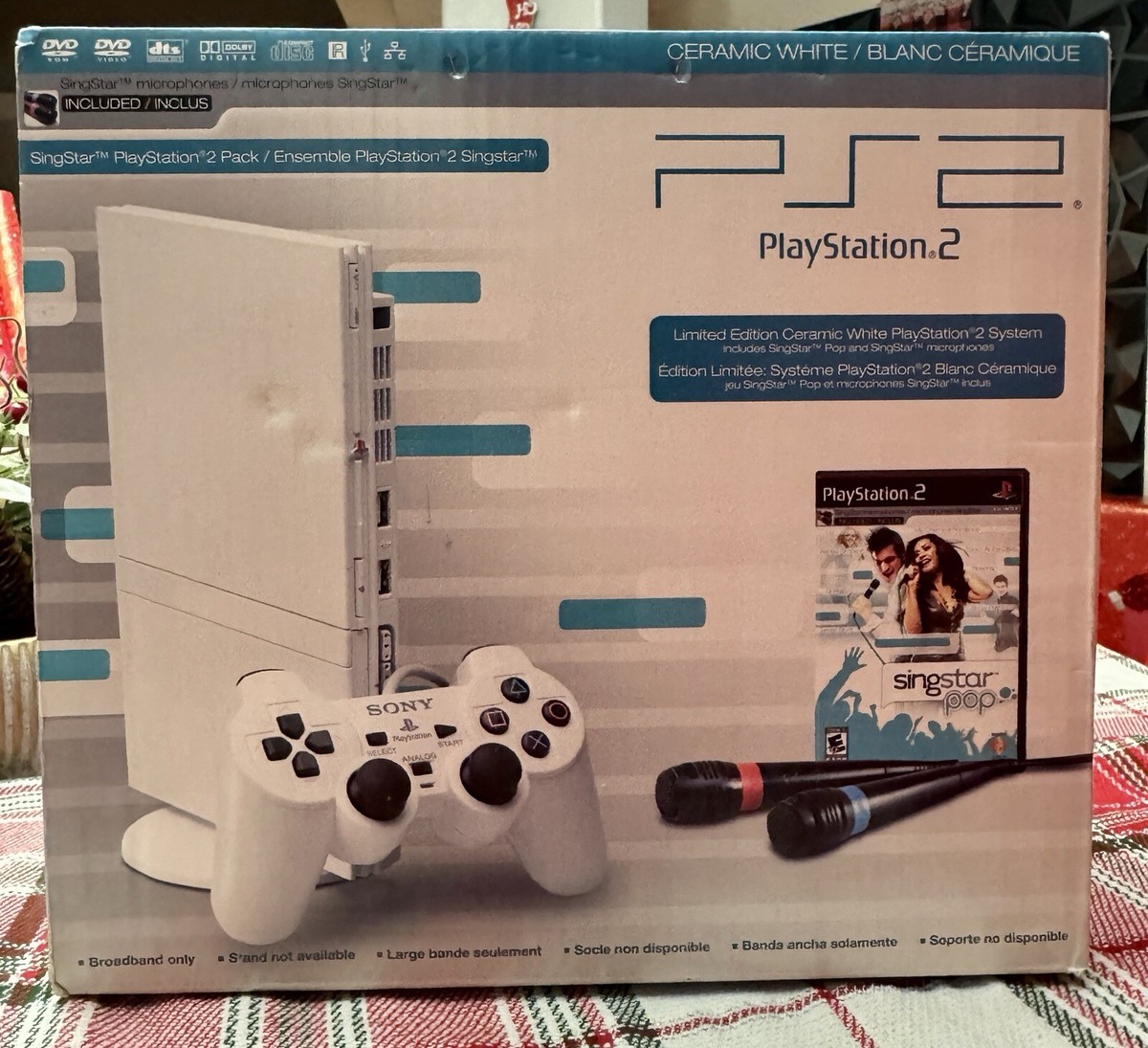Limited Edition Ceramic White PlayStation 2 System Brand New Limited Edition Ceramic White PlayStation 2 System Brand New