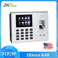 ZKTeco K40 TCP/IP USB Biometric Fingerprint Time Attendance System with Battery