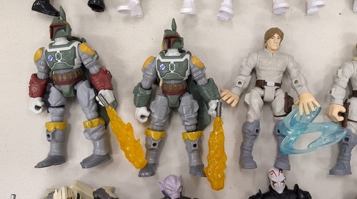 Hasbro Star Wars MASHERS Lot Of 21 Figures ~ Accessories Weapons - Picture 4 of 9