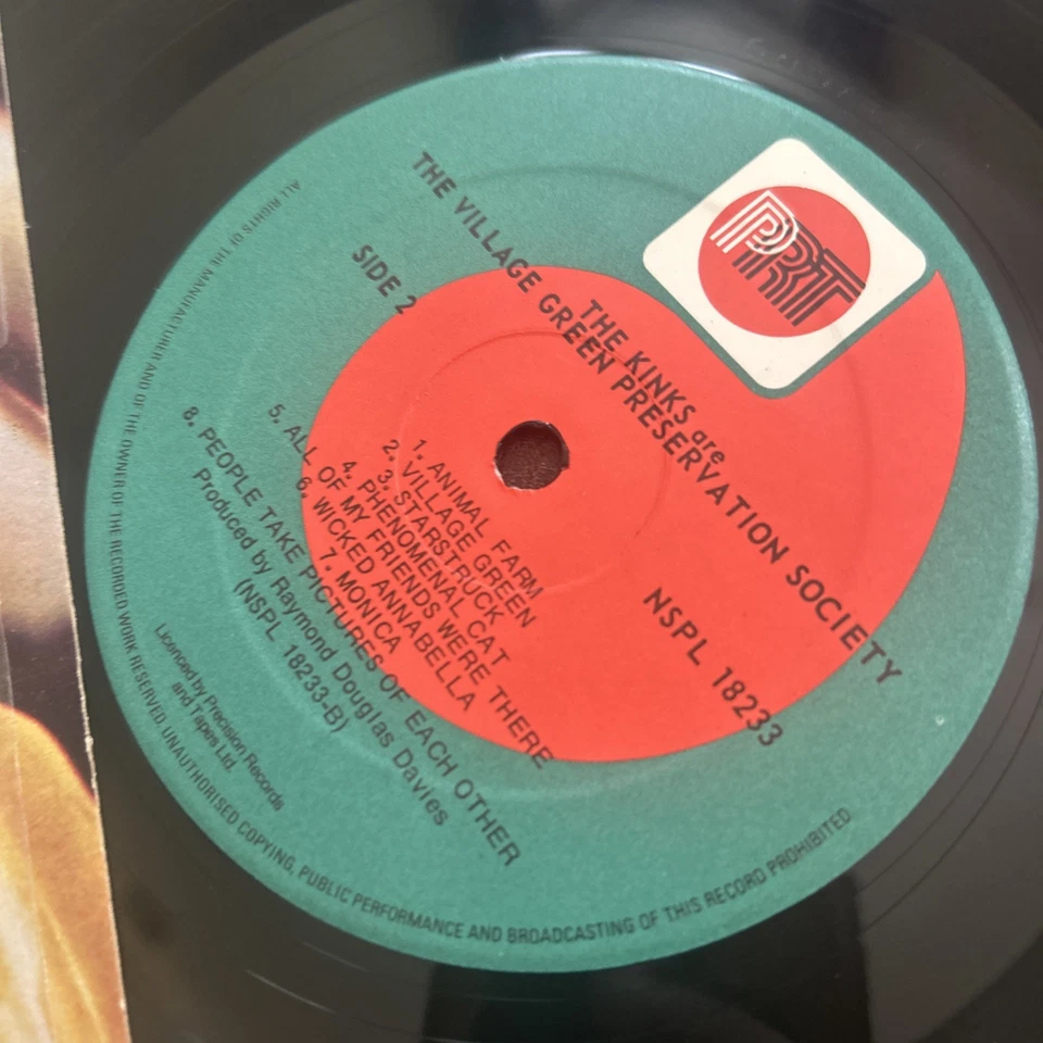 The Kinks- The Village Green Preservation Society Vinyl Stereo NSPL 18233- NMINT - Image 2 of 4