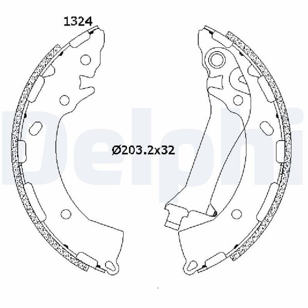 Bremsbackensatz Hinterachse FüR Hyundai I20 III Bayon-image