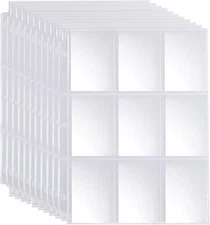 9 Pocket Page Protector - 648 Pockets Premium Double Side 36 Sheets, Clear 