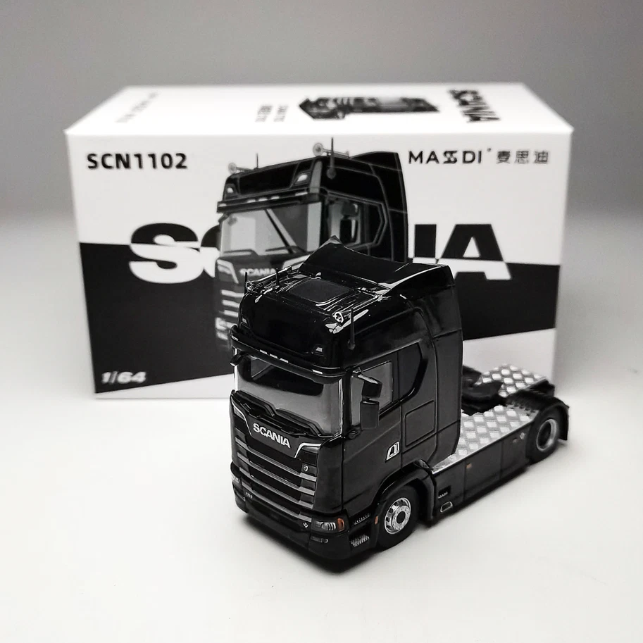 商品、未開封　MASDI 1/64 SCANIA 770S ミニカー 2台セット Masdi 1/64 Scale SCANIA 770S Truck tractor Diecast Alloy Model Car
