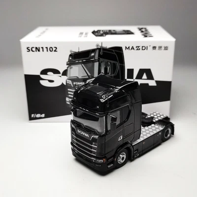商品、未開封　MASDI 1/64 SCANIA 770S ミニカー 2台セット Masdi 1/64 Scale SCANIA 770S Truck tractor Diecast Alloy Model Car