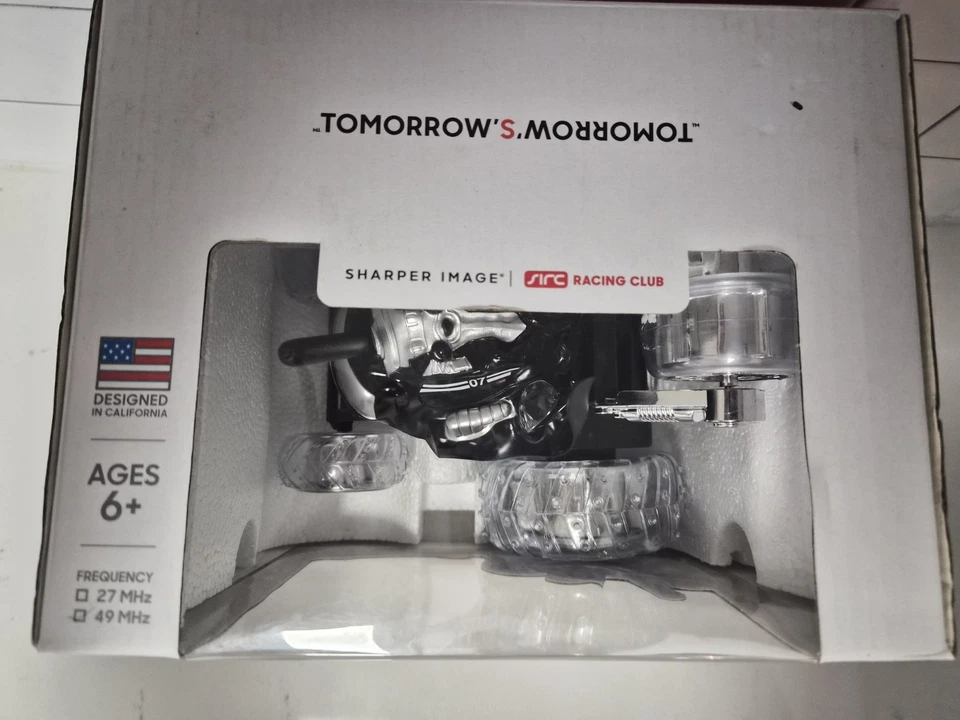 SHARPER IMAGE Black Thunder Tumbler Toy RC Kids Car Brand New in Box! - Image 2 of 2