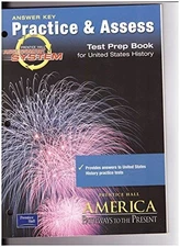 TEST PREPARATION BOOK FOR UNITED STATES HISTORY 2003C By Prentice Hall EXCELLENT