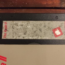 Apple II e,c Appleworks Program Disk 1983-85 Floppy 5.25"