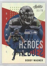 2021 Panini Absolute Unsung Heroes Spectrum Red 31/75 Bobby Wagner #UH6 9o3