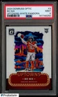 2024 Donruss Optic Uptowns White Pandora Prizm #3 Bo Nix RC Rookie 23/25 PSA 9