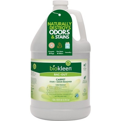Bac-Out Stain Remover for Clothes & Carpet - 128 Ounce - Enzyme, Destroys Sta...
