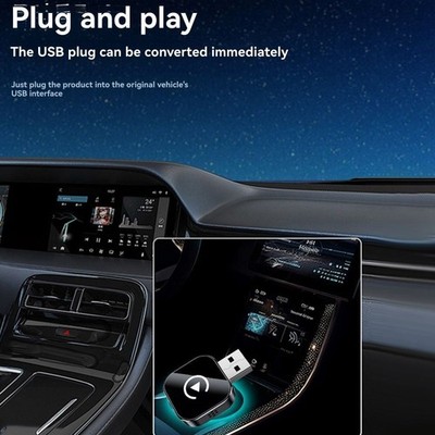 2in1 AI-Box CarPlay Android Auto Plug-and-Play USB Car-Dongle