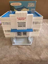 Vintage Plasticville 1952 Hospital 1902 198 With Box