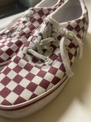 Size 8.5- VANS Era Red Checkerboard