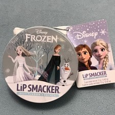 3 Lip Smacker Disney Frozen Christmas Elsa, Olaf  Anna Lip Balms, New In Tin 