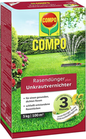 Compo RasendüNger Unkrautvernichter 100 M² Langzeitwirkung Feingranulat 3 Kg