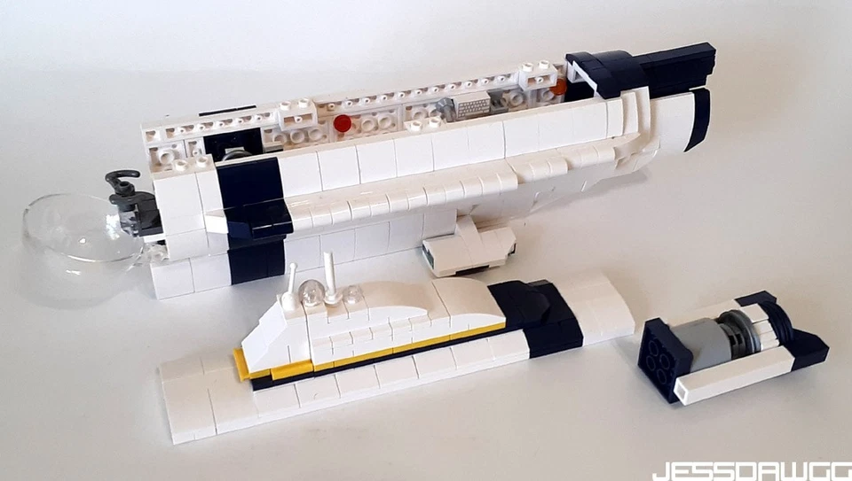 623 pieces Brick blocks Cyclops Submarine The Subnautica game A0525 sea ocean - Image 2 of 4