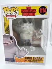 "Figura de vinilo Funko Pop KING SHARK #1114 The Suicide Squad DC Universe Movies 4"""