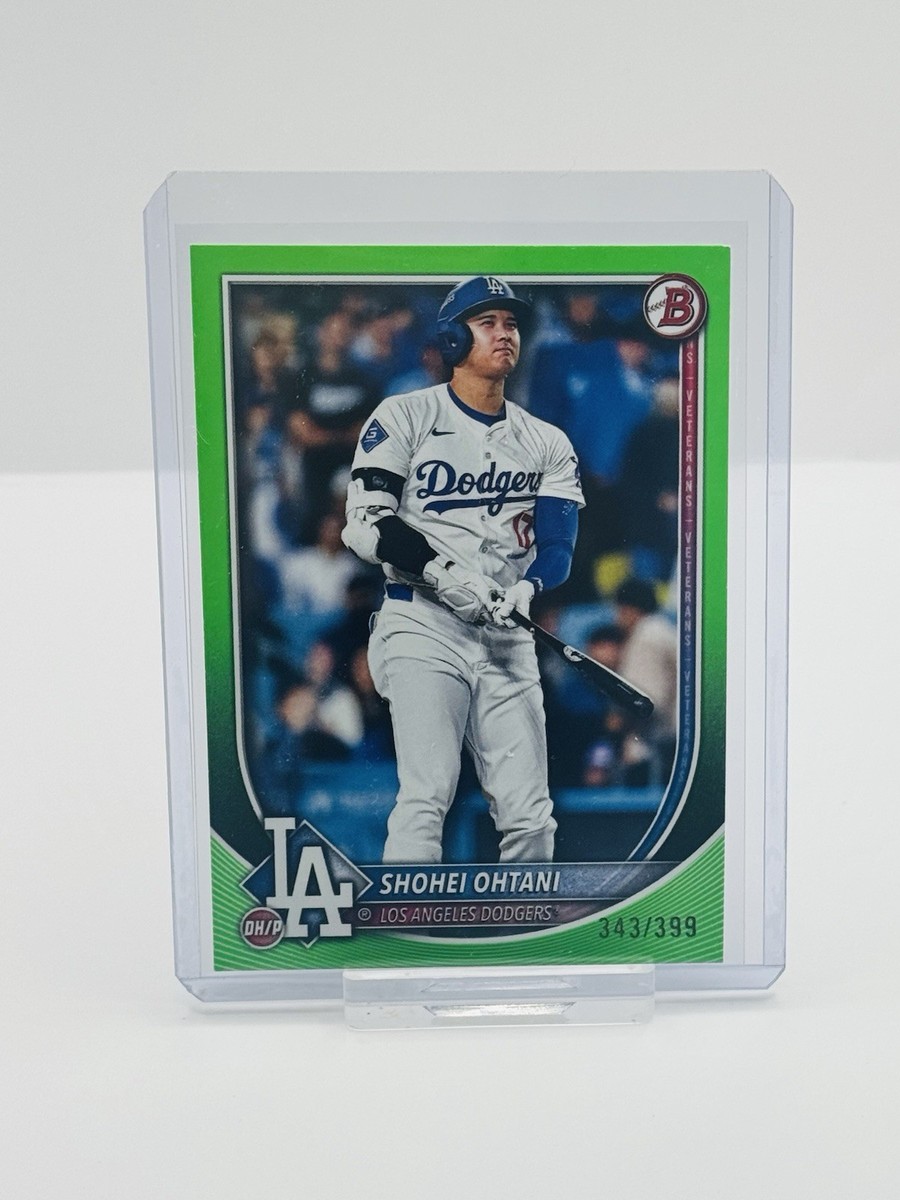 大谷翔平2021 Bowman Neon Green Border /399 2025 Bowman SHOHEI OHTANI Neon Green Paper /399 | eBay