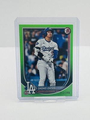 大谷翔平2021 Bowman Neon Green Border /399 2025 Bowman SHOHEI OHTANI Neon Green Paper /399 | eBay